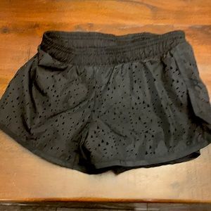 Shorts. Black. Medium or (7-8).